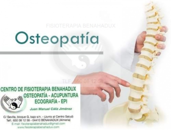 Osteopatía en fisioterapia Benahadux